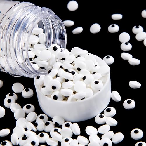 1 botella de chispas comestibles para pasteles, chispas de galletas para fiestas de vacaciones, decoración de pasteles y cupcakes, mini ojos de