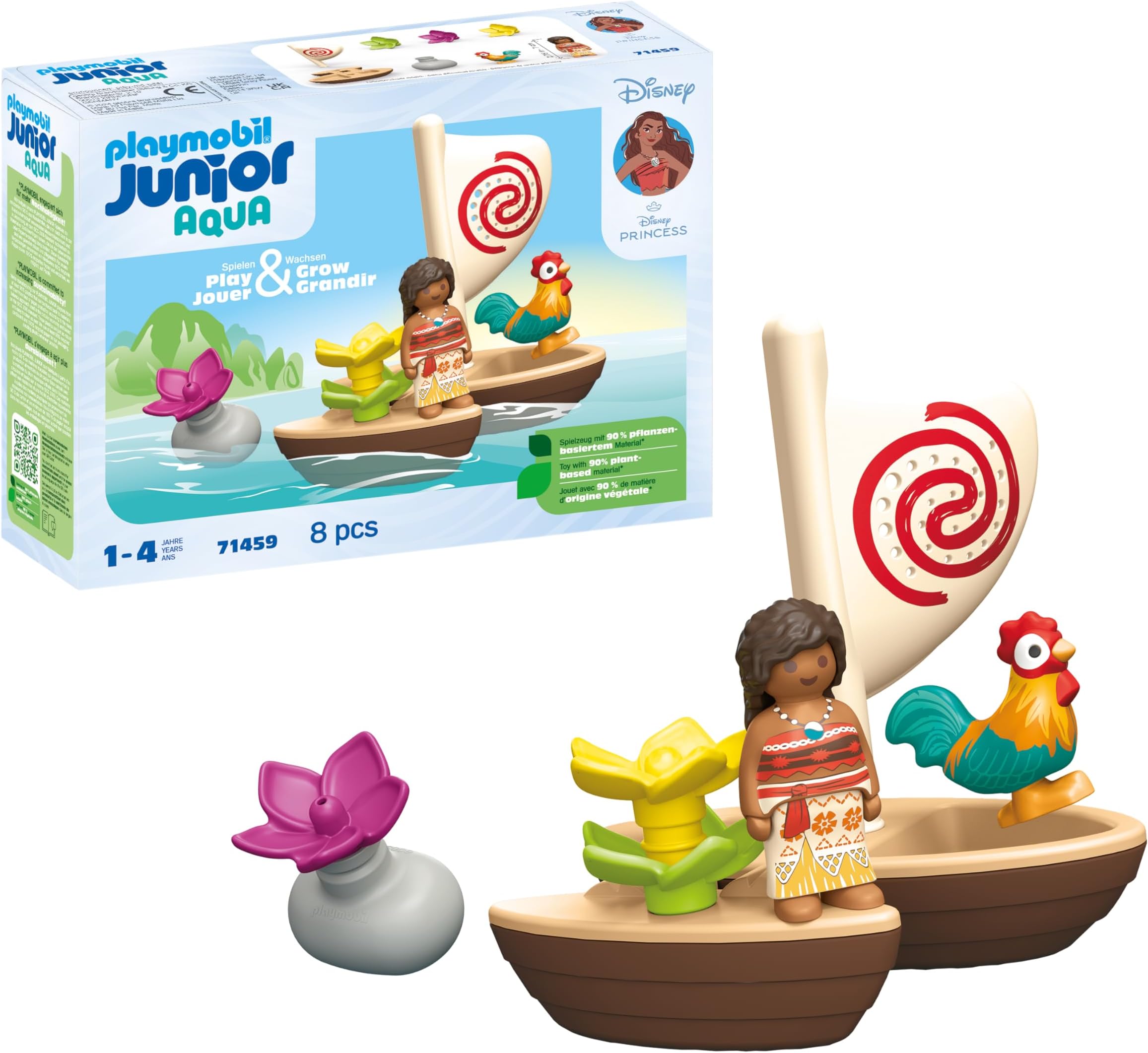 PlaymobilPLAYMOBIL 71458 JUNIOR & Disney: Belle's Play Tower with Sound, toys for toddlers, made from over 90% plant-based plastics, gifting toy and imaginative role-play, playsets for children ages 12 months+