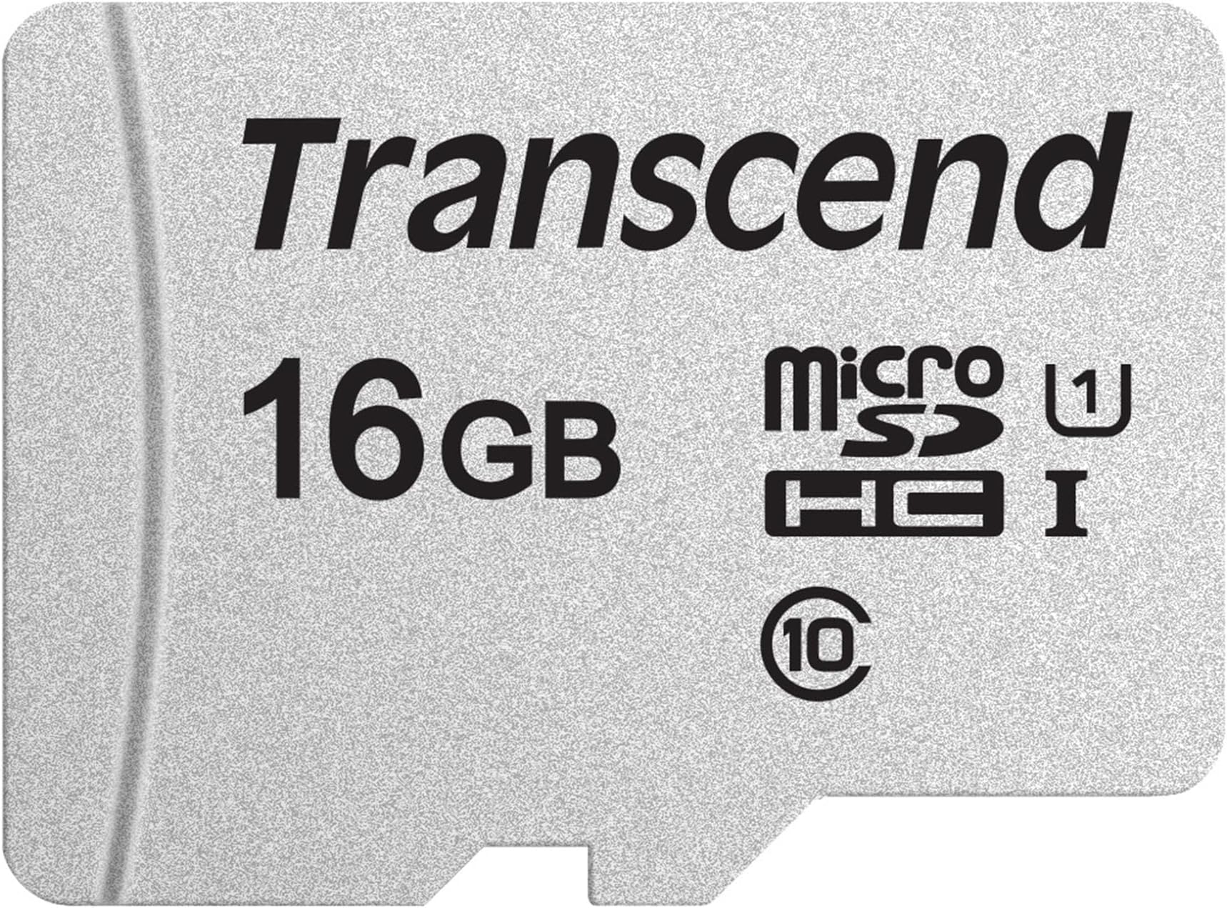 Transcend Memory microSDHC Karta pamici 16 GB Class 10 UHSI U1 9510 MBs z adapterem