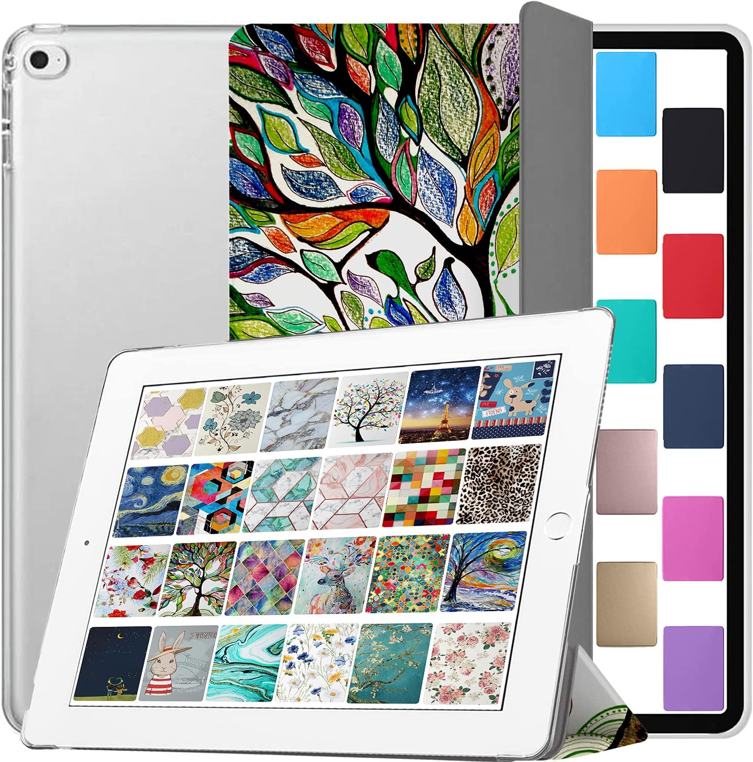 DuraSafe Cases for iPad 9.7 inch Air 2nd Gen 2014 Case A1566 MGLW2LL/A MGL12LL/A MH0W2LL/A A1567 MGKM2LL/A MH182LL/A MGKL2LL/A MGTY2LL/A MH1J2LL/A MGTX2LL/A MH2V2LL/A MH2W2LL/A - Olivia Tree