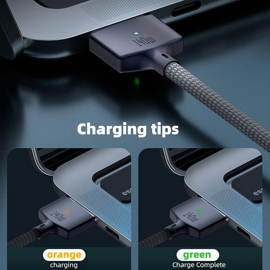 Amazon.co.jp: 140W USB C - マグネティック3充電ケーブル 2m MacBook