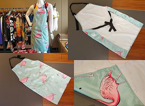 Miniatura 9 de Artsadd Delantal de cocina personalizado con bolsillo exterior, delantal personalizado para tu propia foto, delantal para hornear y cocinar para