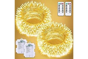 JMEXSUSS Outdoor String Lights Battery Powered