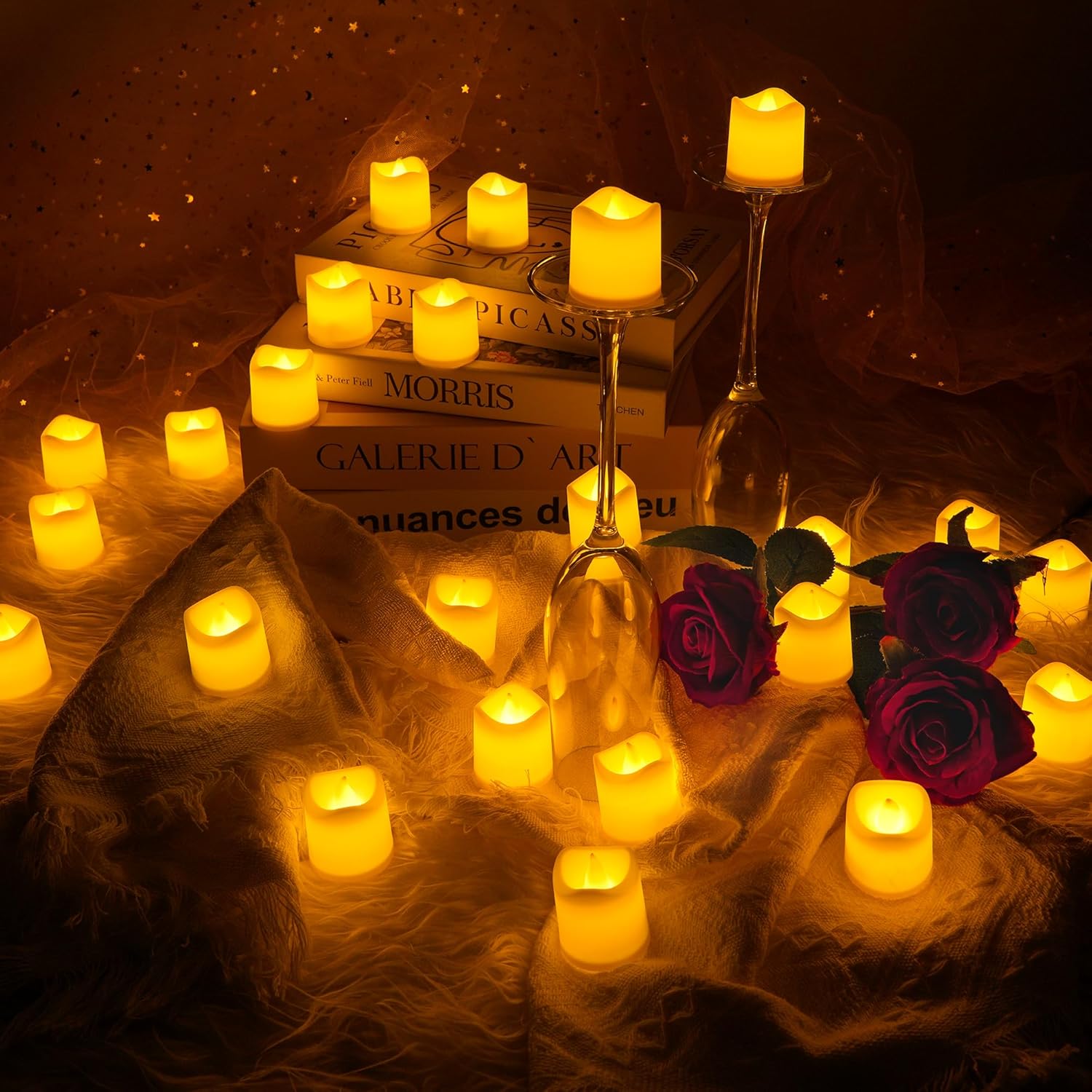 24 Pcs Flameless Candles