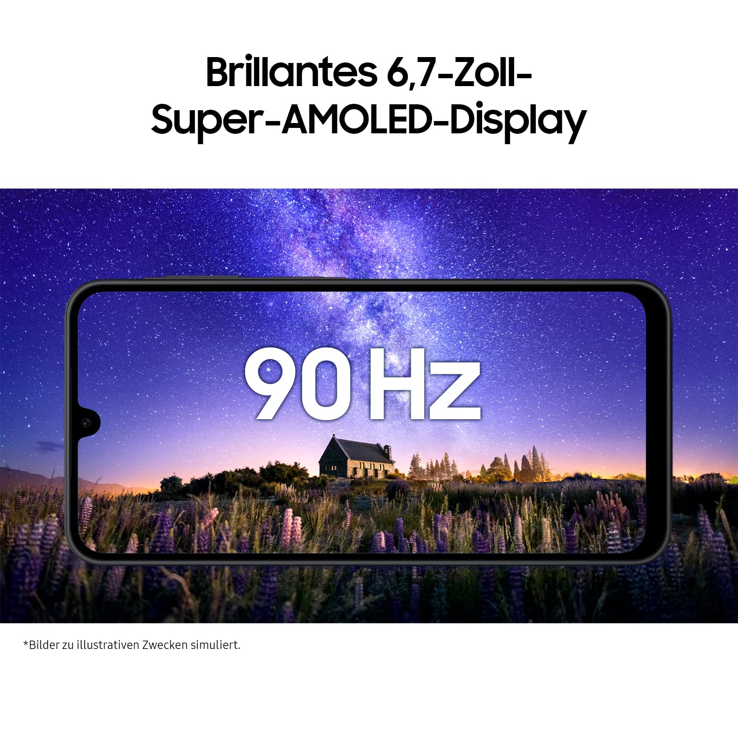 Samsung Galaxy A17 LTE AI Smartphone, KI-Handy mit Android, Dünner 7,5-mm-Rahmen, 50-MP-Kamera, 128 GB Speicher, 4 GB RAM, 5.000-mAh-Akku, Black, 2,5 Jahre Herstellergarantie [Exklusiv auf Amazon] | Android, 7,5-mm-Rahmen, 50-MP-Kamera, 5.000-mAh-Akku, 2,