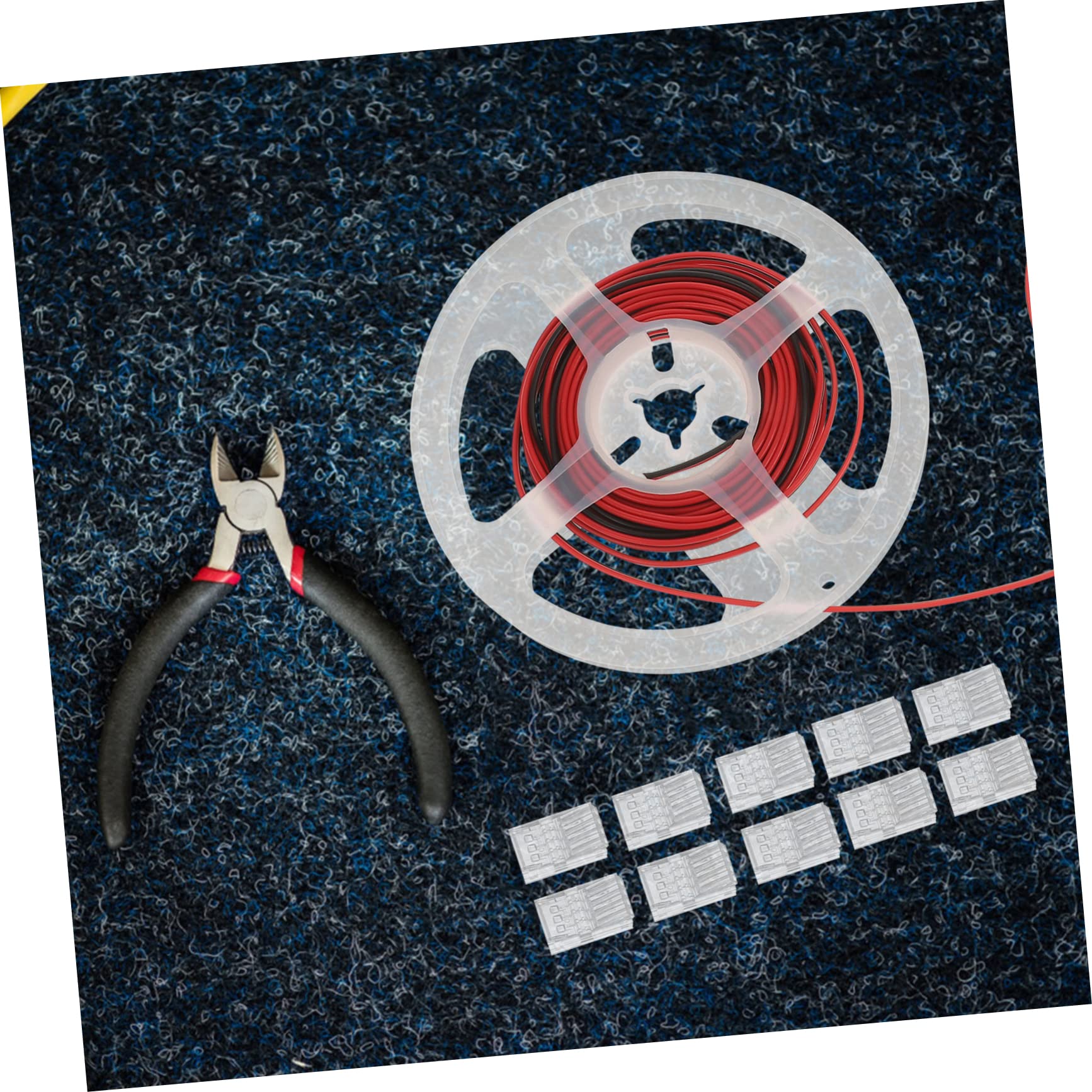 PRETYZOOM 4sätze Pin Lichtverbinder Mit -clips Kabel Und Schraubendreher Für -streifenanschlüsse Installieren Löten
