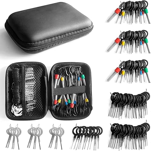 Kit de herramientas de extracción de terminales de 109 piezas kit de expulsión de terminales para automóvil juego de herramientas extractoras de