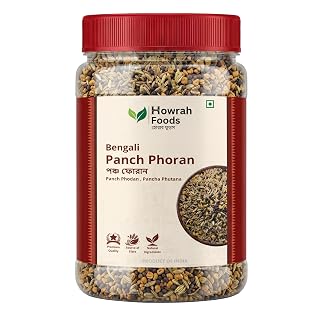 HOWRAH FOODS Bengali Panch Phoran 200g | Panch Phoron 5 Spice Mix Whole Seeds for Bengali Tadka Dal, Sabzi, Shukto & Fish Curry | Aromatic Clean Pure Blend No Preservatives | Authentic Taste of Bengal