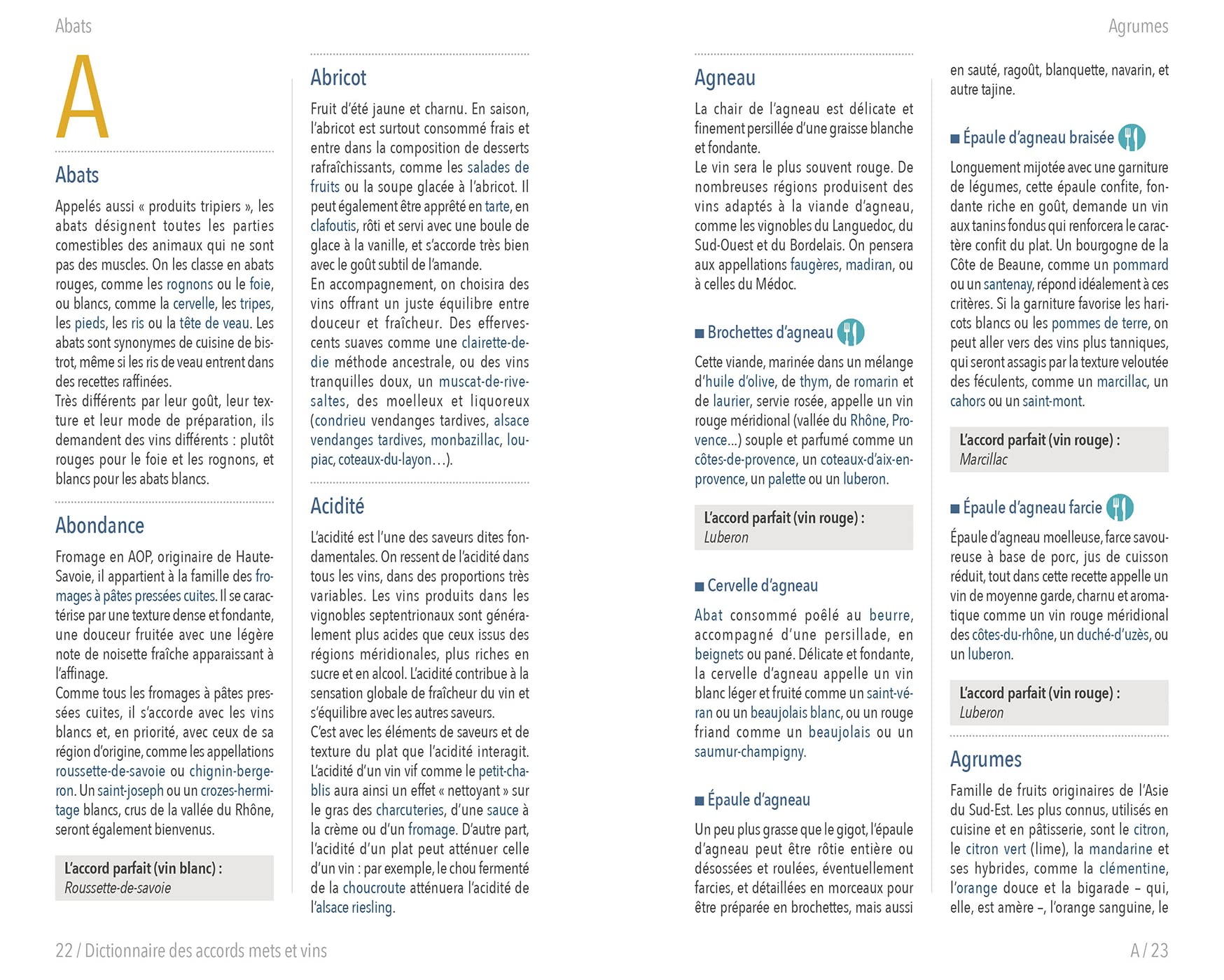 Le petit dictionnaire Hachette des accords mets et vins