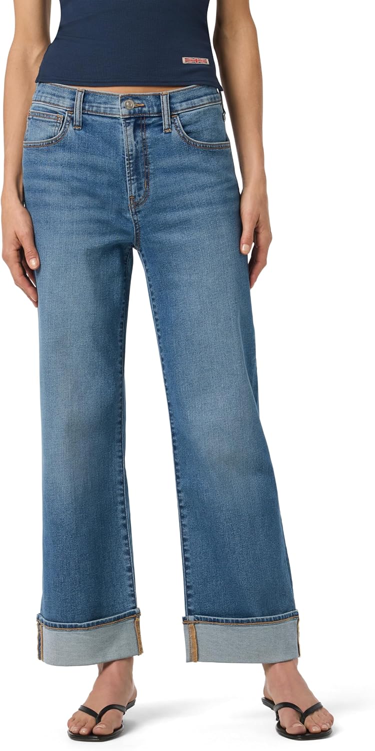 HUDSON Women's Rosalie High Rise Wide Leg Pant