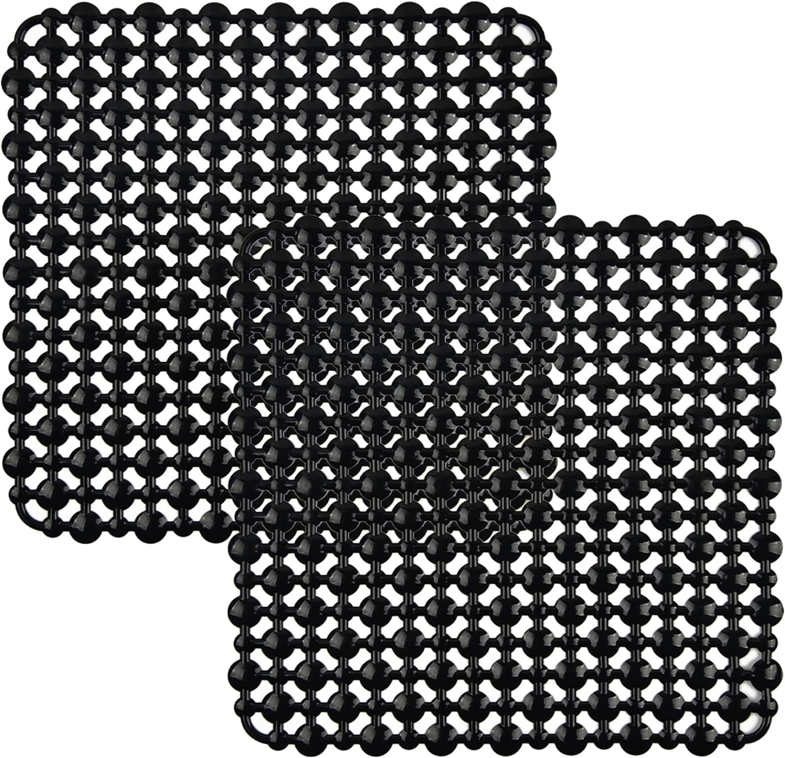 Coopay 2 Pack Kitchen Sink Mat Plastic Sink Protect Mat PVC