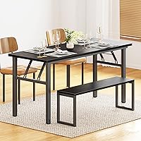 Vista 4 de Escritorio plegable, escritorio plegable de 62 pulgadas sin montaje para espacios pequeños, escritorio plegable resistente, escritorios funcionales