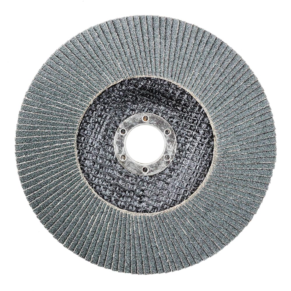 BHA Discos abrasivos de circonita de 6 pulgadas para desbarbar, mezclar, eliminar óxido, moler metal o lijar madera tipo 27, 6 x 7/8 pulgadas, paquete de 10 (grano 80)