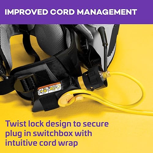 Vista 8 de ProTeam GoFit 3 Aspiradora de Mochila Comercial con Kit de Herramientas de Vara de Dos Piezas Multisuperficie Xover, 3 cuartos de galón, Con Cable