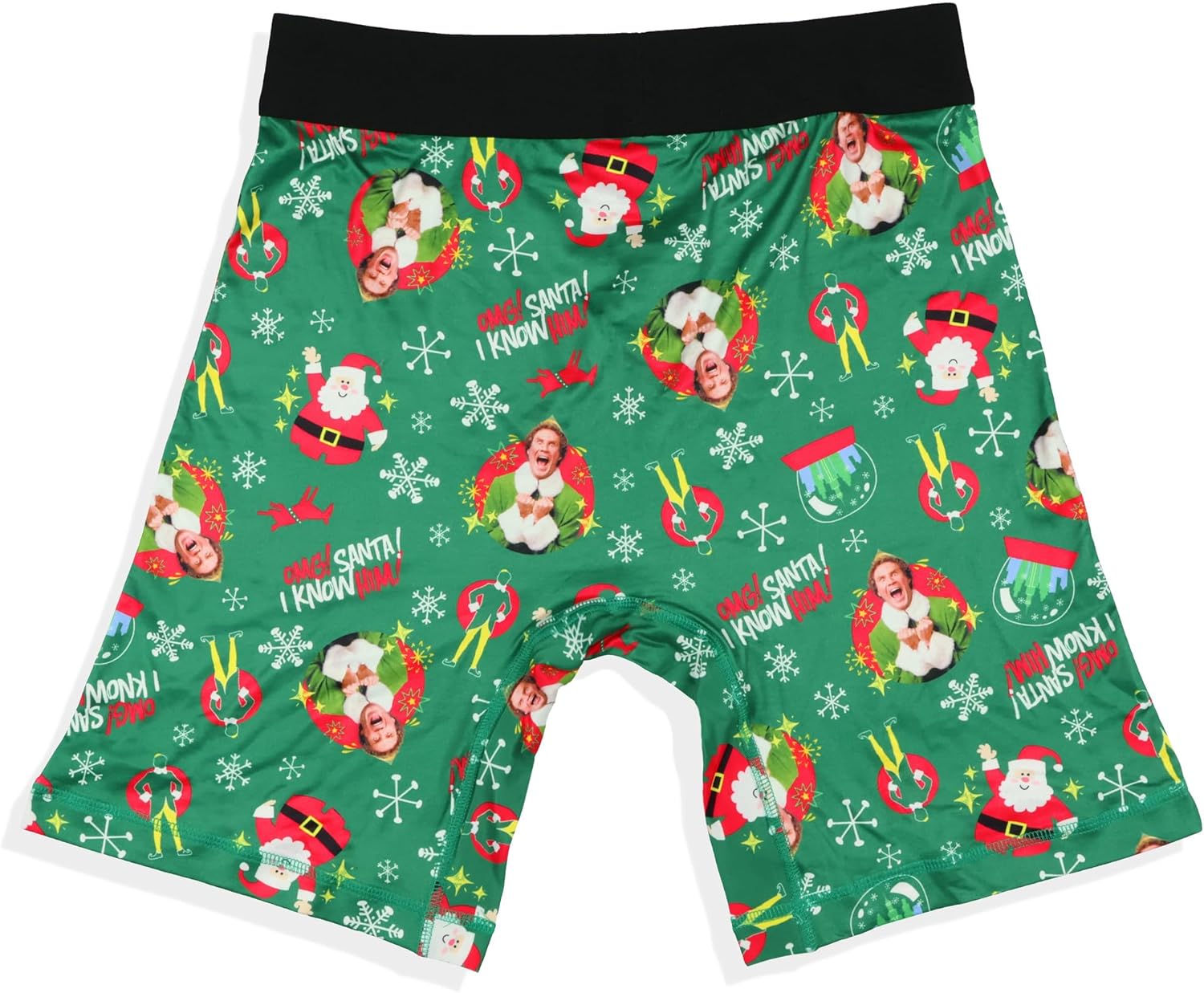INTIMO Elf Movie Boxer Briefs Men's Santa, I Know Him Buddy the Elf Snug Fit Adult Underwear Trunks - Image 4
