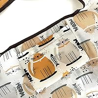 Vista 4 de allydrew Large Foldable Tote Nylon Reusable Grocery Bags