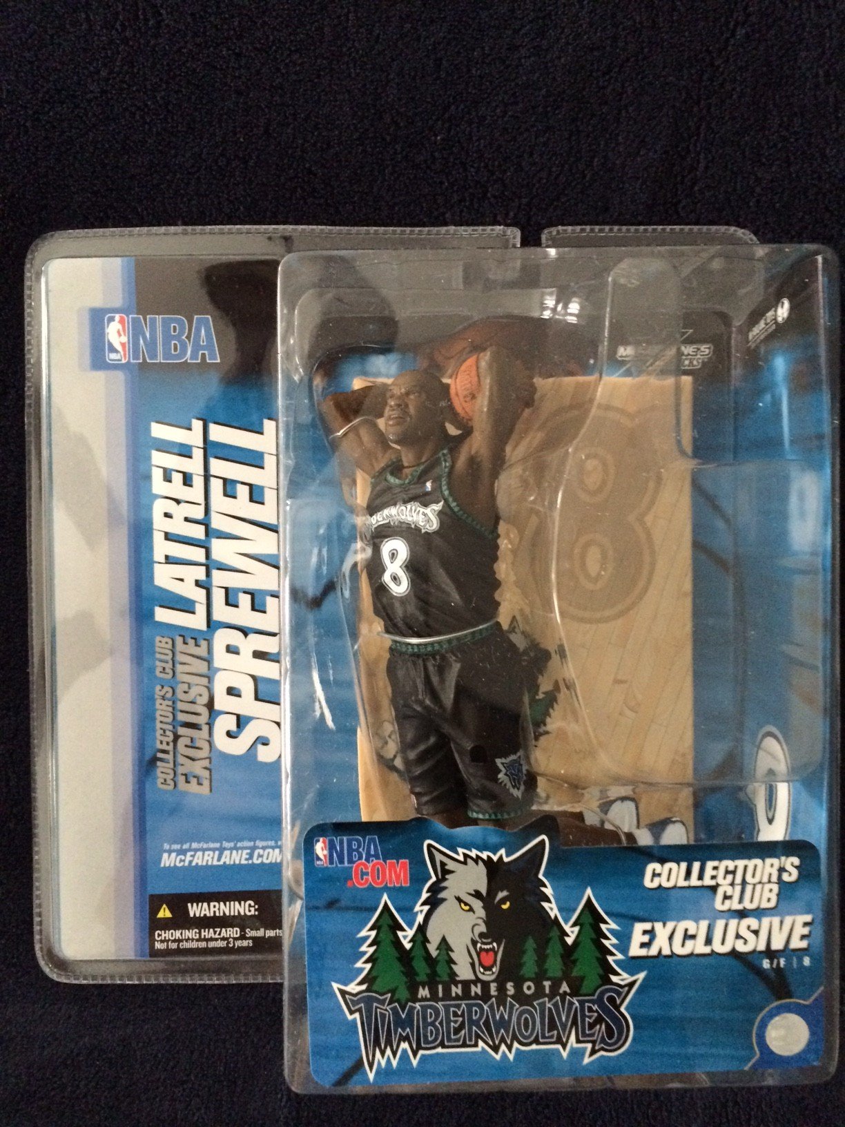 Amazon.com: NBA McFarlane Sportspicks Series 7 Latrell Sprewell