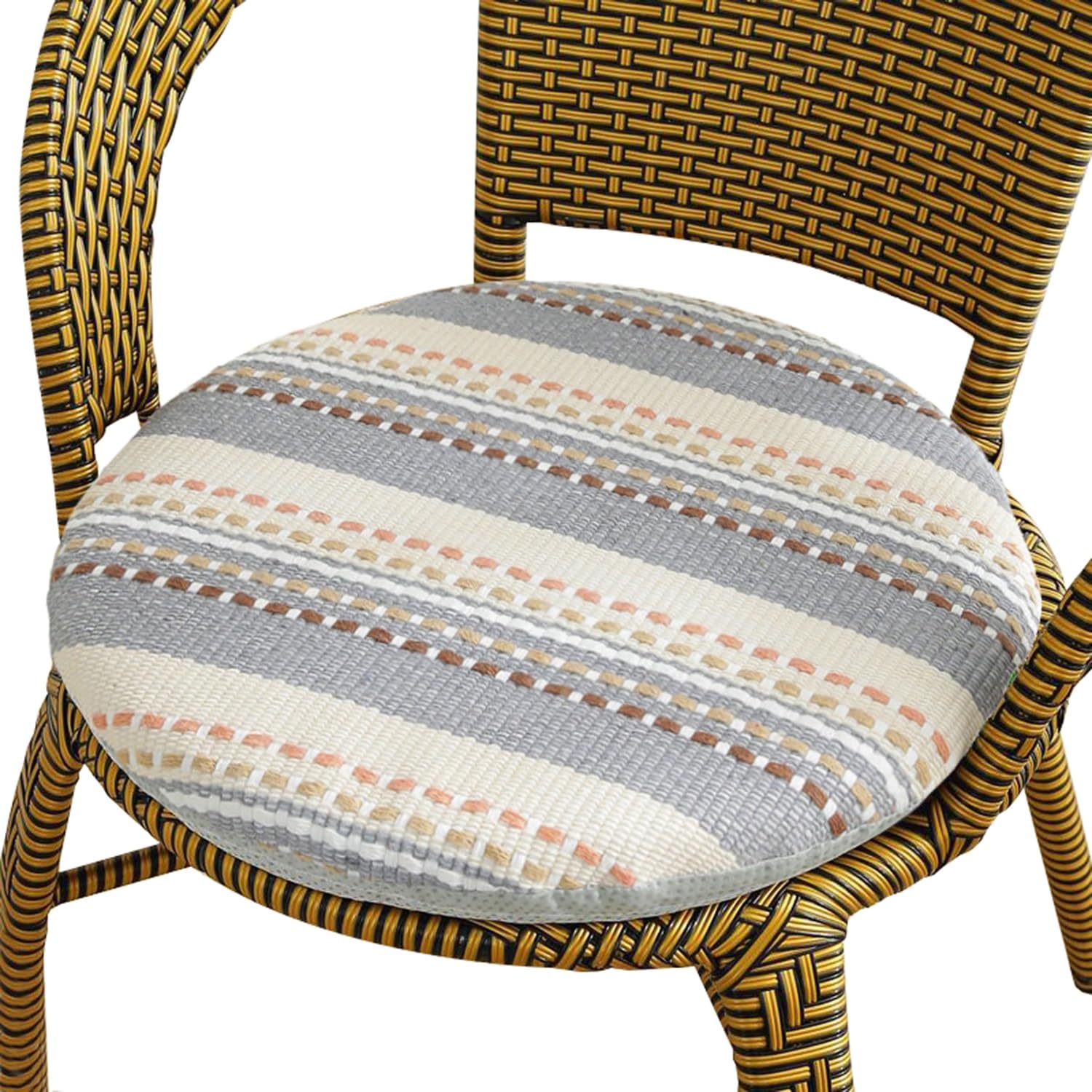 Round Chair/Seat Cushion Indoor/Outdoor Chair Pads Round Seat Cushions Garden Patio Home Cushions with Removable Covers - Diameter 12/14/16/18/20 for Yoga Living Room Balcony Office(23,45cm/18in)