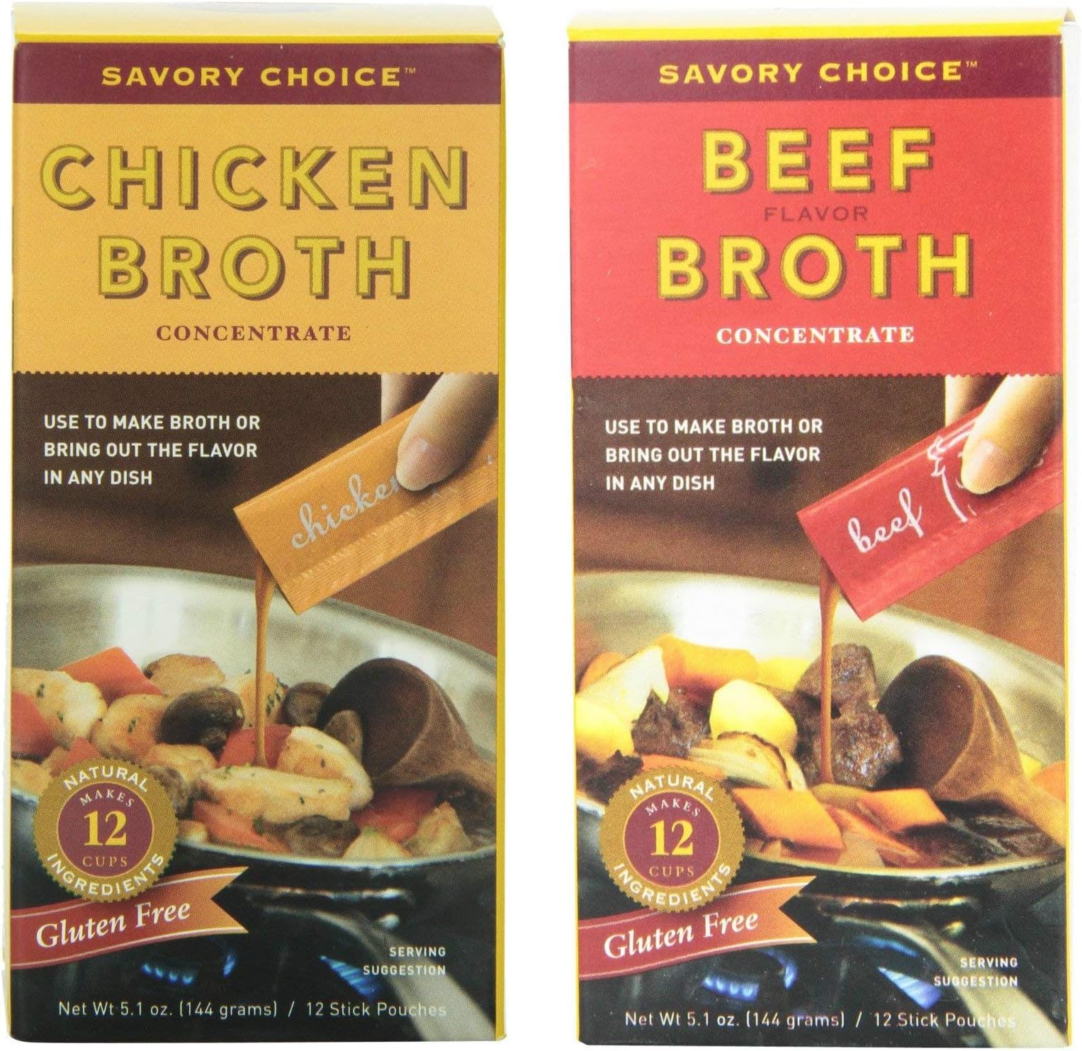 Savory Choice Liquid Beef Broth Concentrate, 5.1Ounce