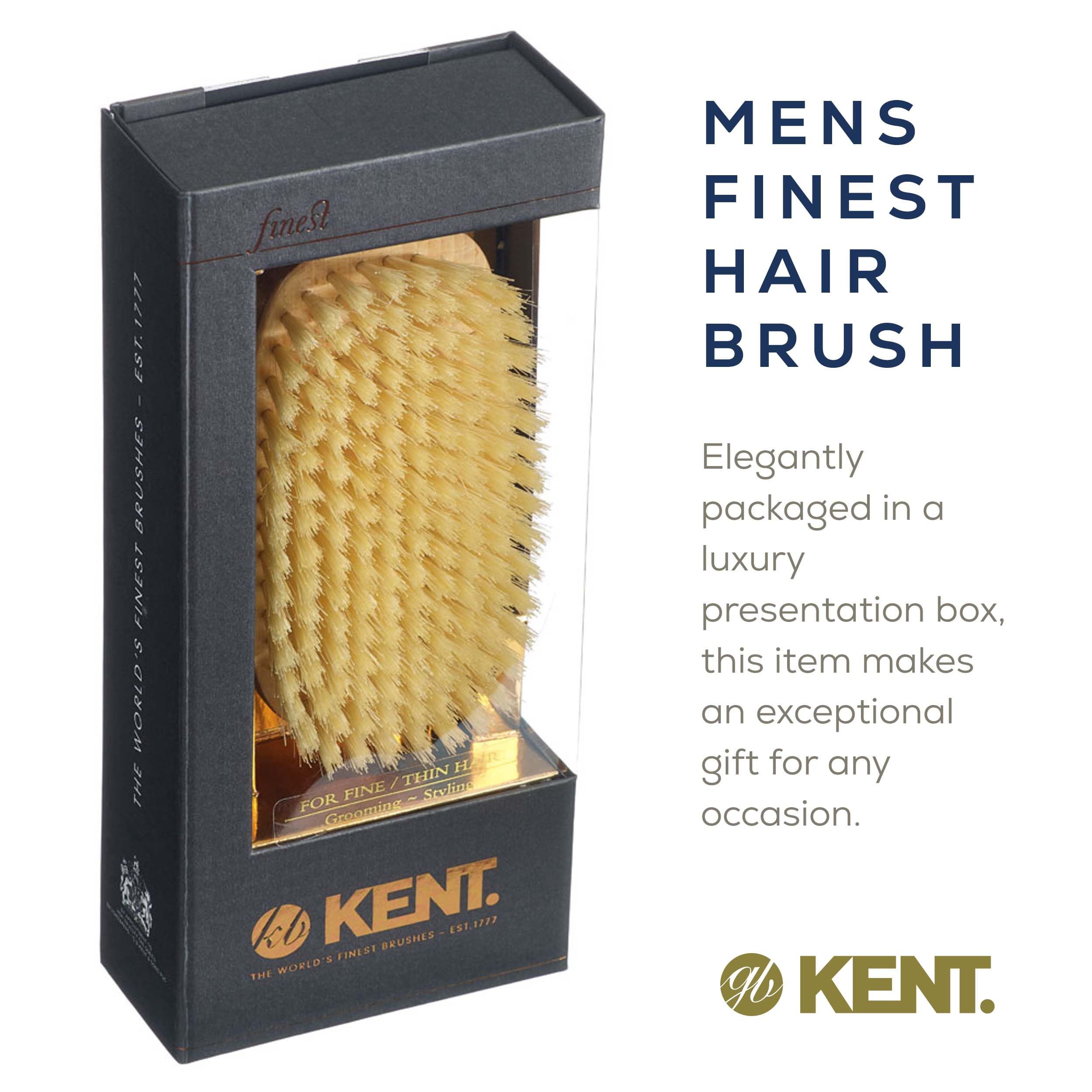Amazon.com : Kent MS23D Finest Men's Military Style Hair Brush