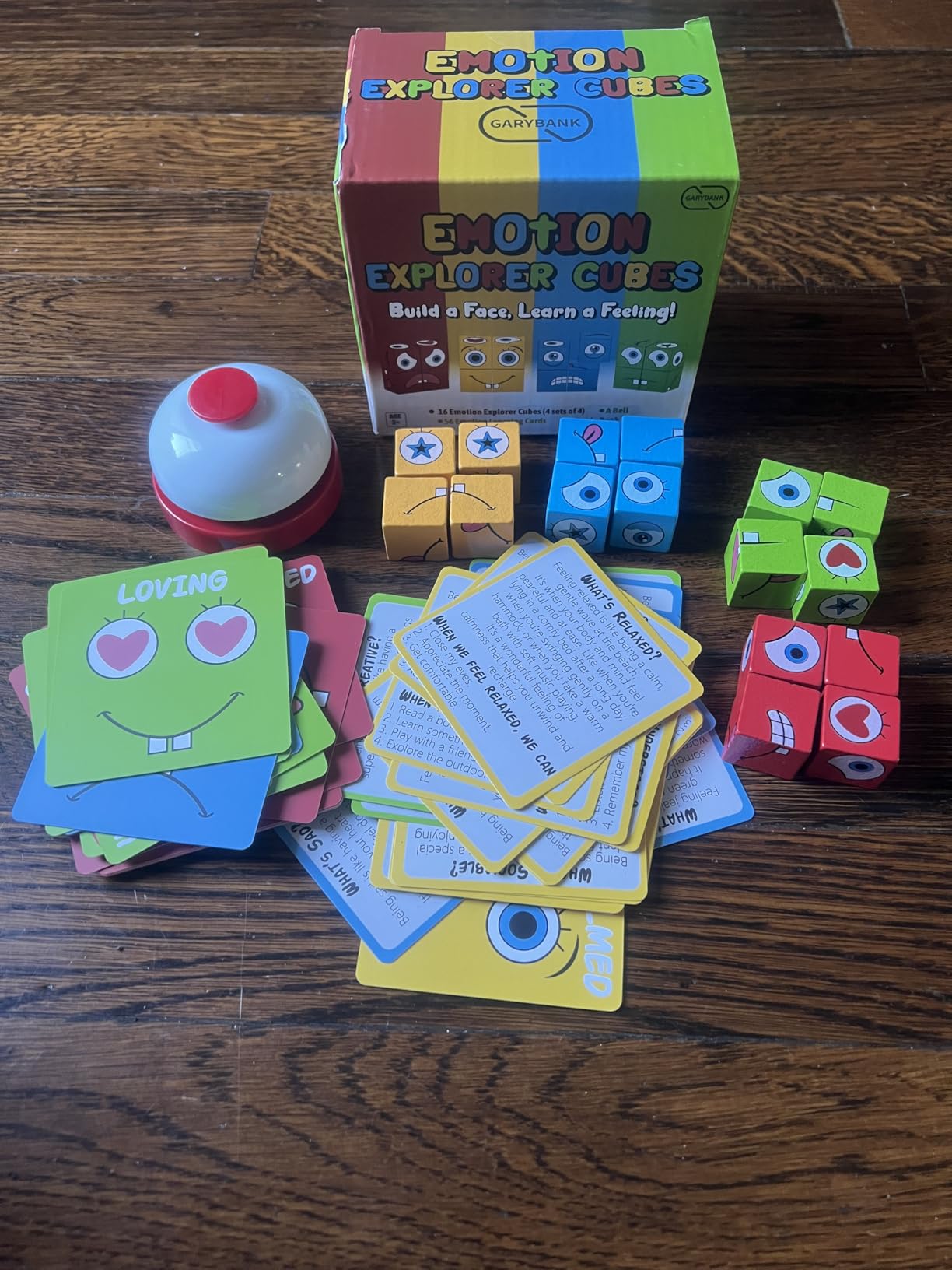 Garybank Feelings Cube Game for Kids Social Emotional Learning, W/56 ...