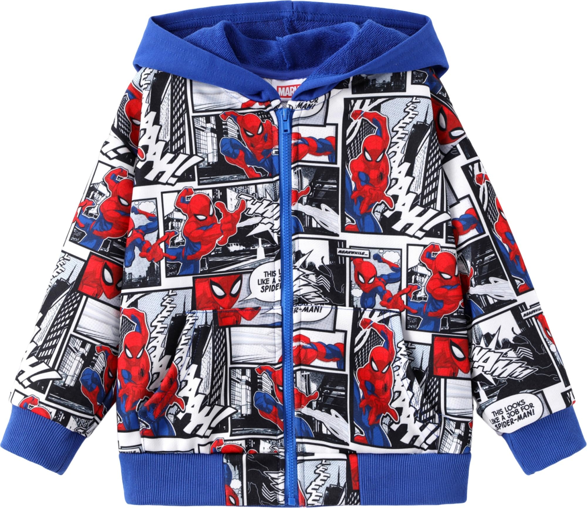 Zip Up Hoodie Spiderman Hooded Sweatshirt Lightweight Cardigan Spider-Verse Venom Outfit Toddler Boy Girl Kids 2-12Y