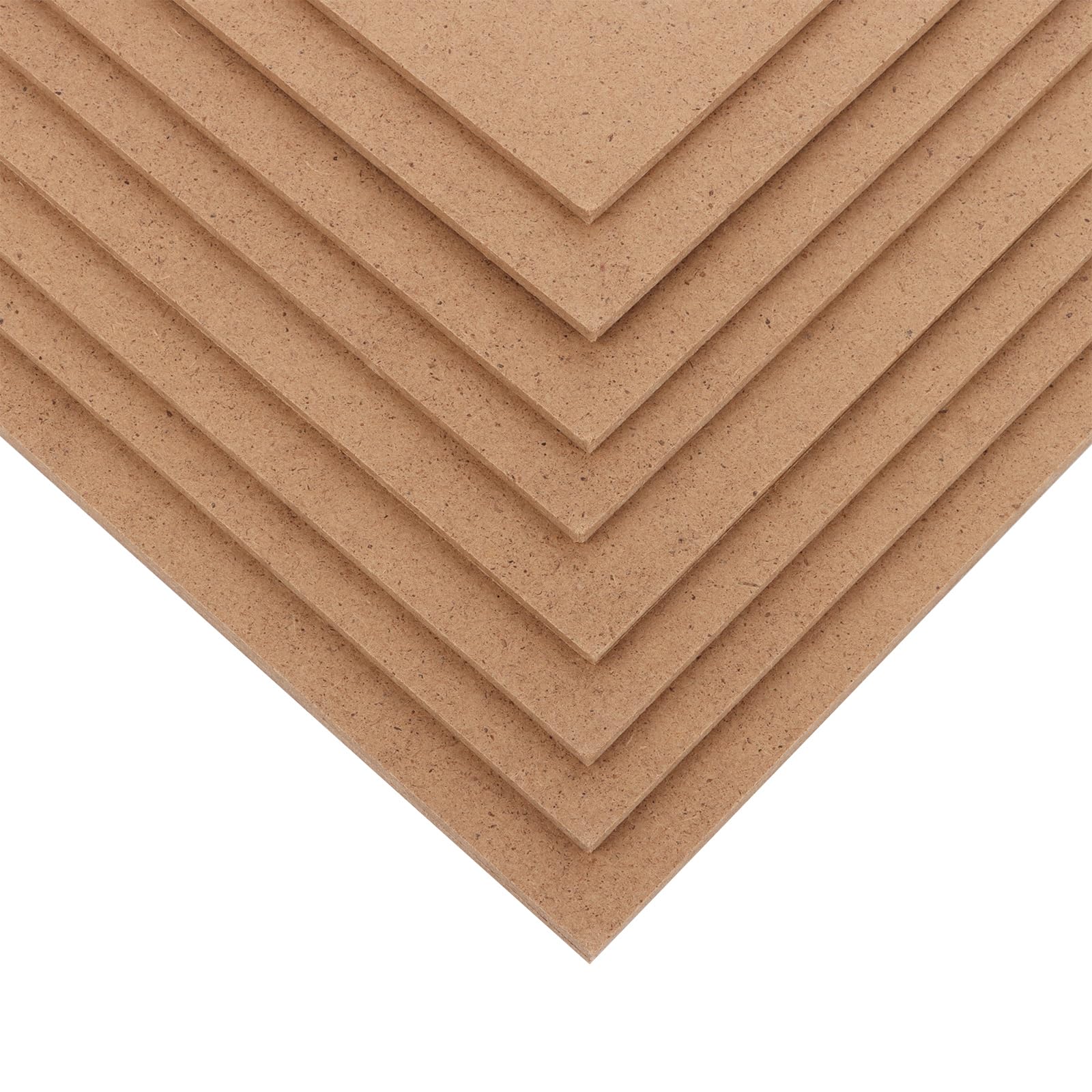 Lot de 10 planches en bois MDF A3 de 6 mm d'épaisseur, 42 x 30 cm, feuilles vierges en MDF pour peinture, modélisation, gravure, chantournage, arts