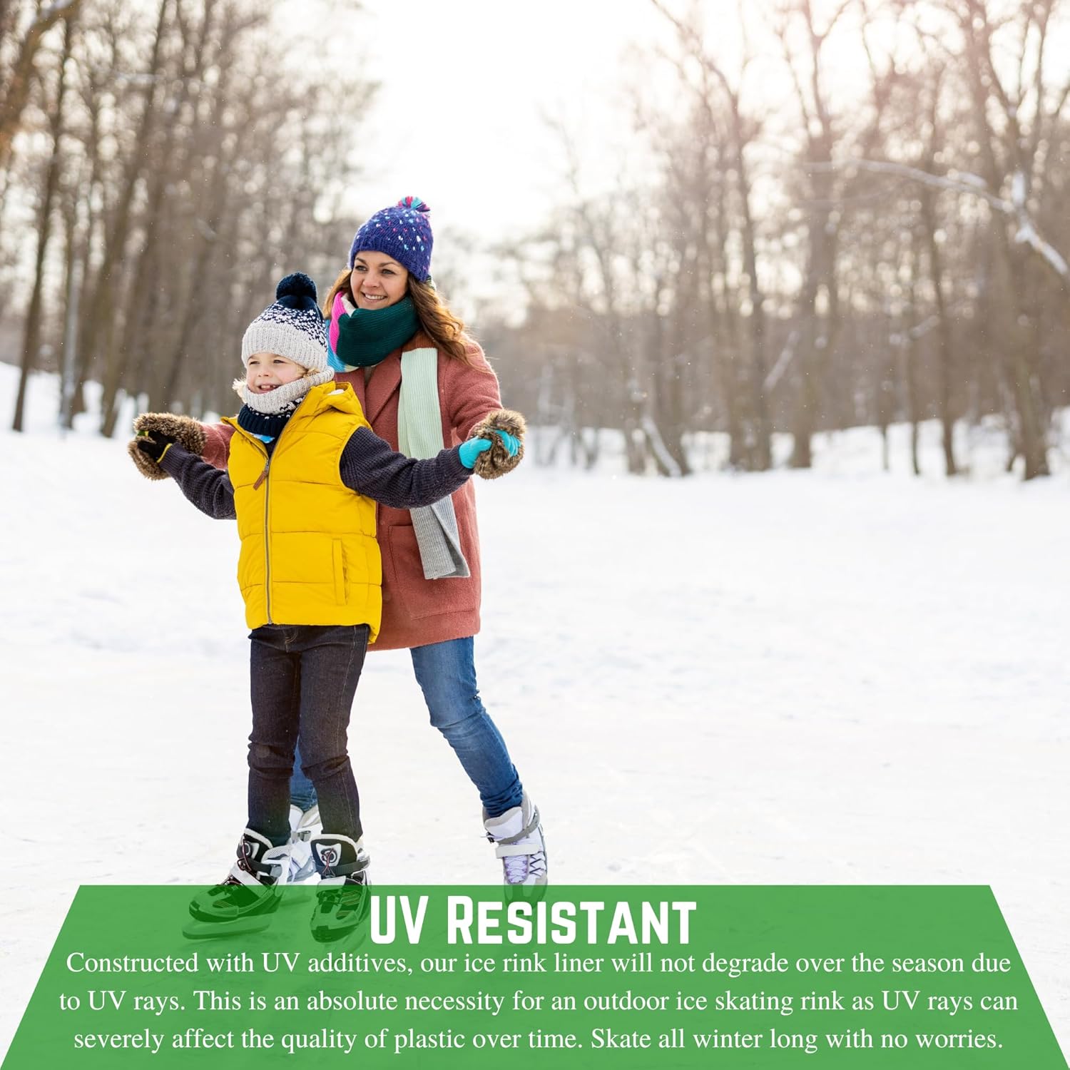 Farm Plastic Supply - White Plastic Ice Rink Liner - 6 Mil - Backyard Ice Rink Kit Liner, Ice Rink Liner, Ice Skating Rink for Backyard, Ice Rink Liner for Backyard, Plastic Sheeting