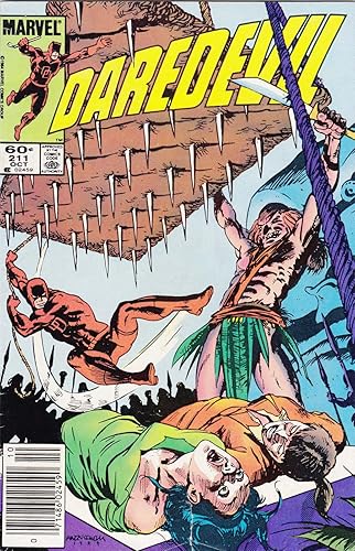 Daredevil #211 (Newsstand) VG Marvel comic book Denny ONeil