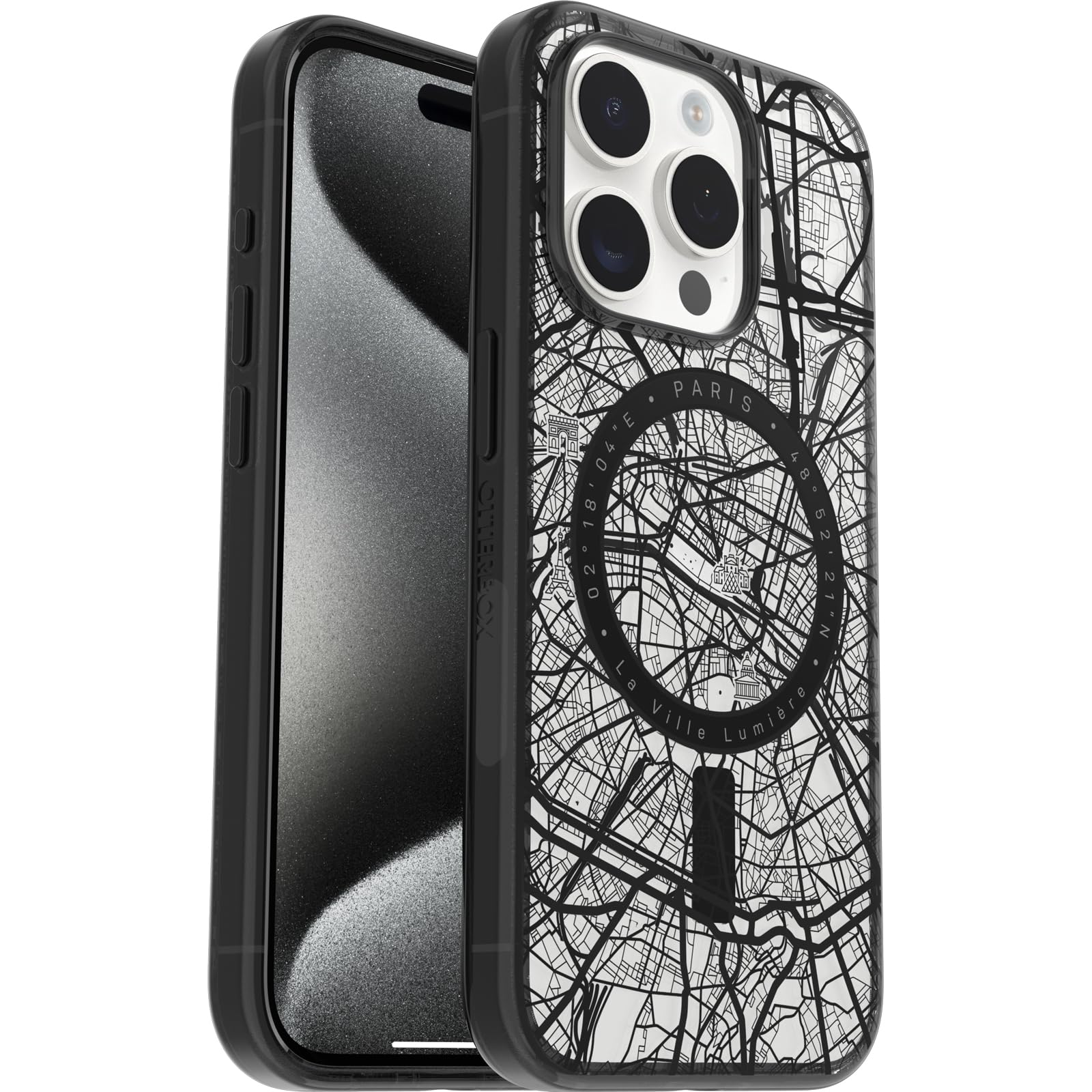 OtterBox Clear Case mit MagSafe für iPhone 15 Pro, Paris