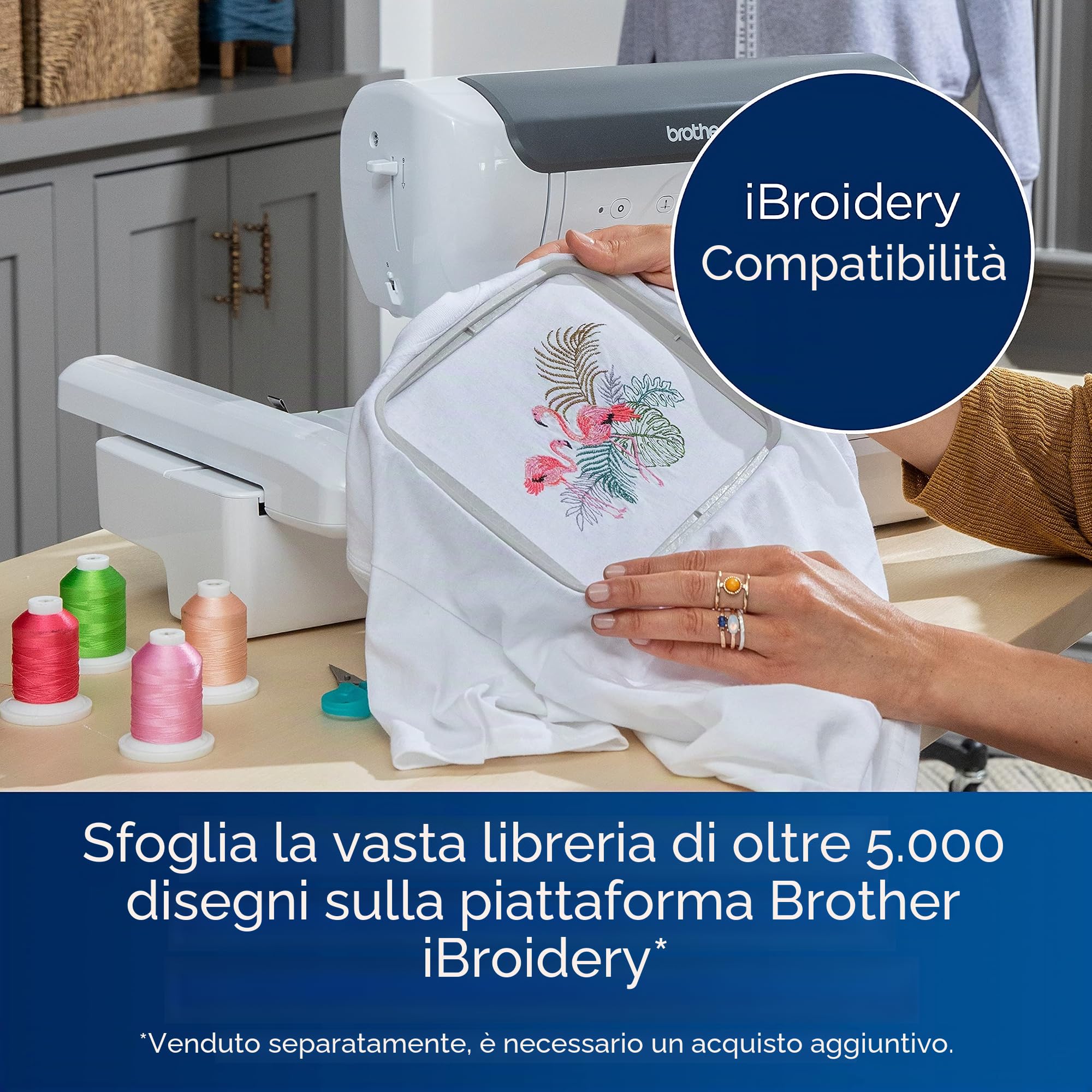 Brother SE2000 Macchina da cucire e ricamo computerizzata