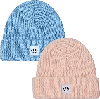 MaxNova Baby Beanie Kids Hat for Girls Boys 0-8 Years