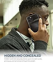 Vista 3 de Vena vCommute - Funda tipo cartera compatible con Apple iPhone 11 Pro Max (6.5 pulgadas 2019), (protección contra caídas de grado militar) con tapa