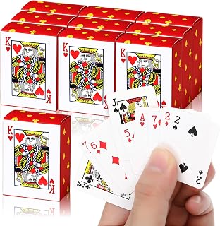 10 Decks Spielkarten Miniatur Pokerkarten Doppelkopf Spielkarten für Reisen | Poker Karten Mini Kartenspiel Kleine Spielkarten für für Weihnachten Neujahr und Reisen Heimspiele Mini Playing Cards