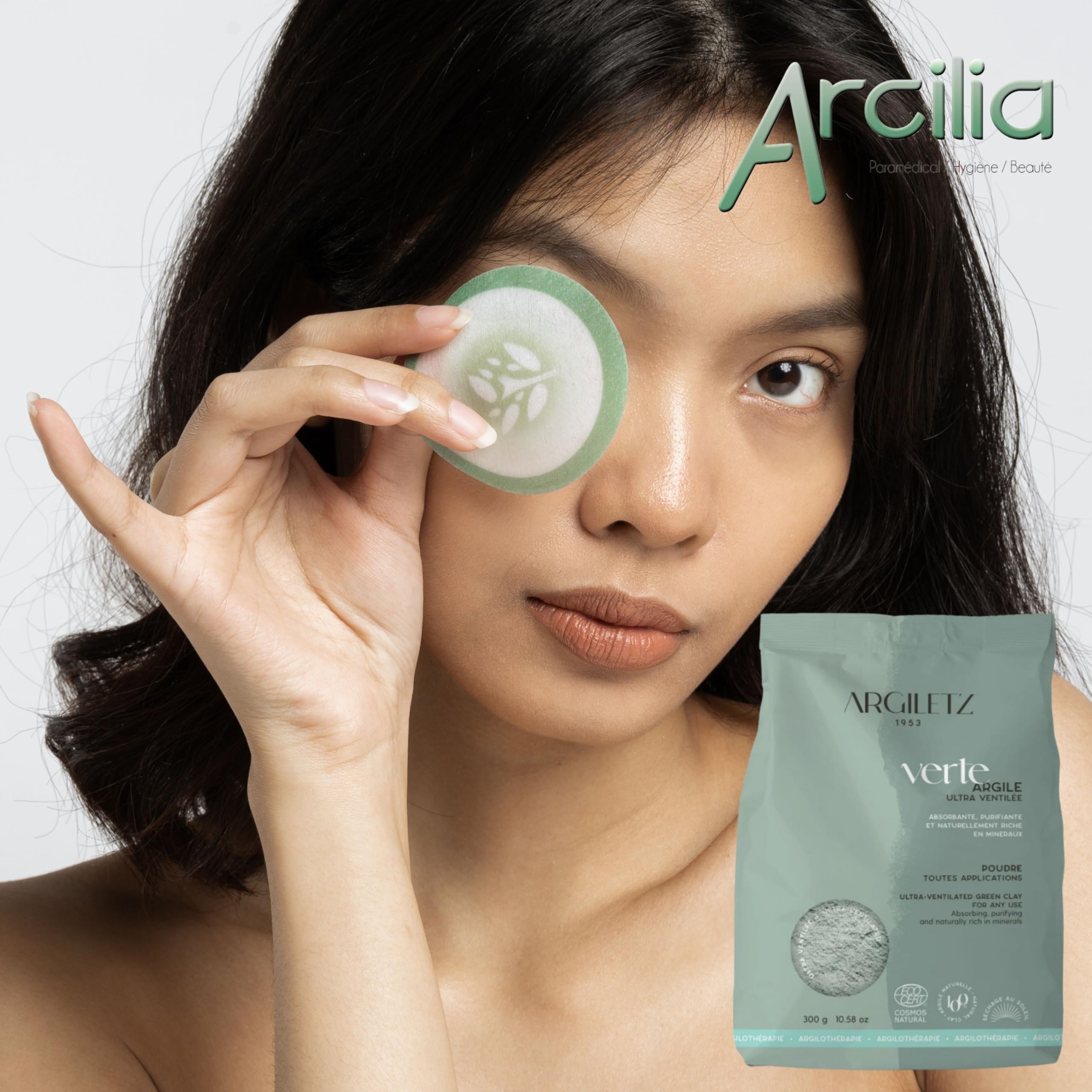 (ARCILIA) Argiletz - Argile Verte - Poudre Ultra Ventilée - Sachet 300g