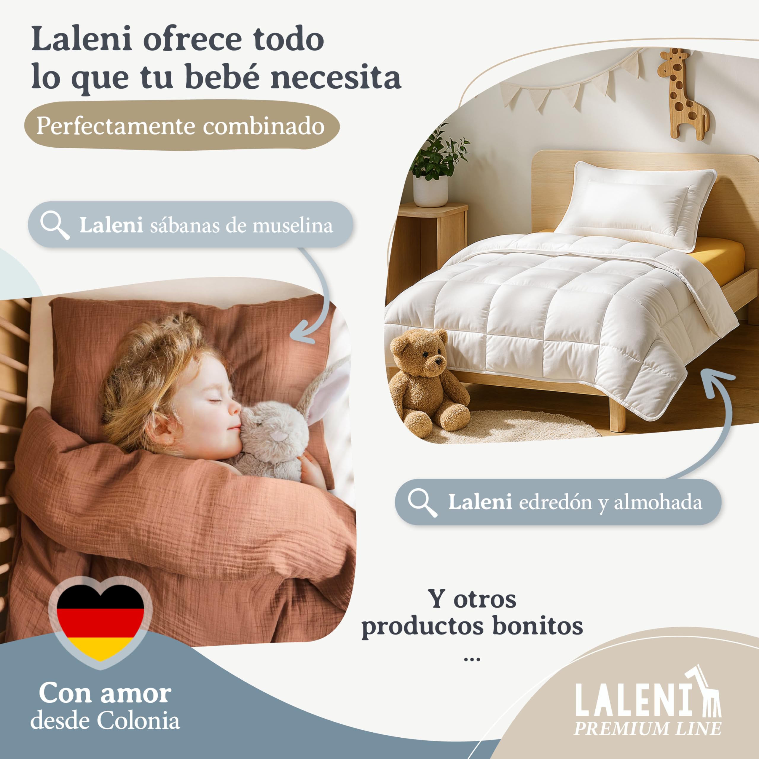 Laleni Premium sabana bajera cuna 50x89 cm cuna bebe 2 pzs - sabana bajera cuna para cochecito bebe certificada OEKO-TEX - sabana cuna 100% algodón - sabanas bajeras cuna - sabanas minicuna azul claro