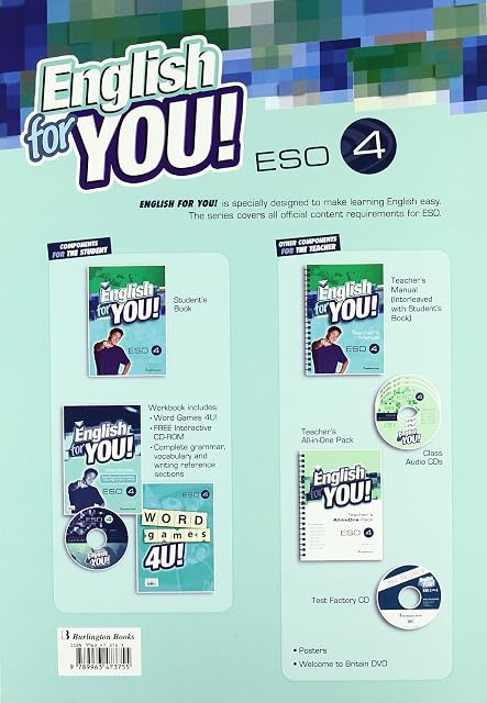 Portada de English for You: ESO 4