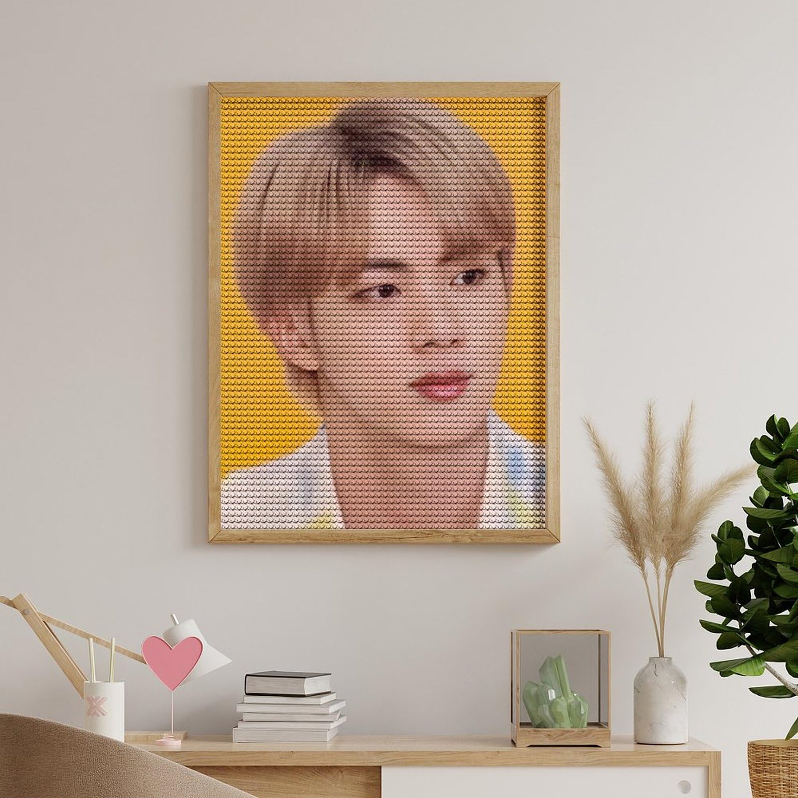 Amazon.co.jp: BTS Jin ダイヤモンドアート 丸いビーズ 操作簡単 応援