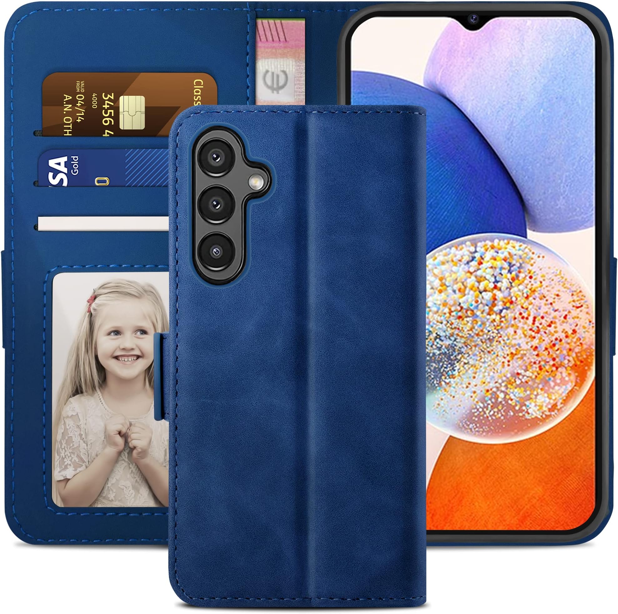 PU Leder Handyhülle Für Fairphone 3 | Klapphülle Mit Kartenfächern, Magnetverschluss & Standfunktion | Braun