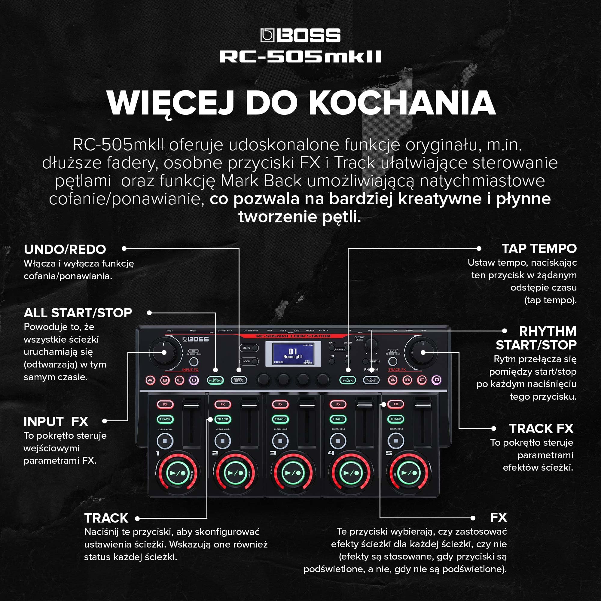 BOSS RC-505mkⅡ Loop Station Boss RC-505MKII Loop Station - Edmond Music