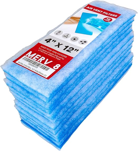 Air Vent Filters Vent Filters MERV 8 Electrostatic Triple Filtration