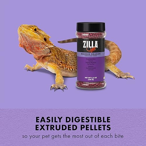 Miniatura 4 de Zilla Barbudo Dragon - Pellets de alimentos extruidos 6.5 onzas