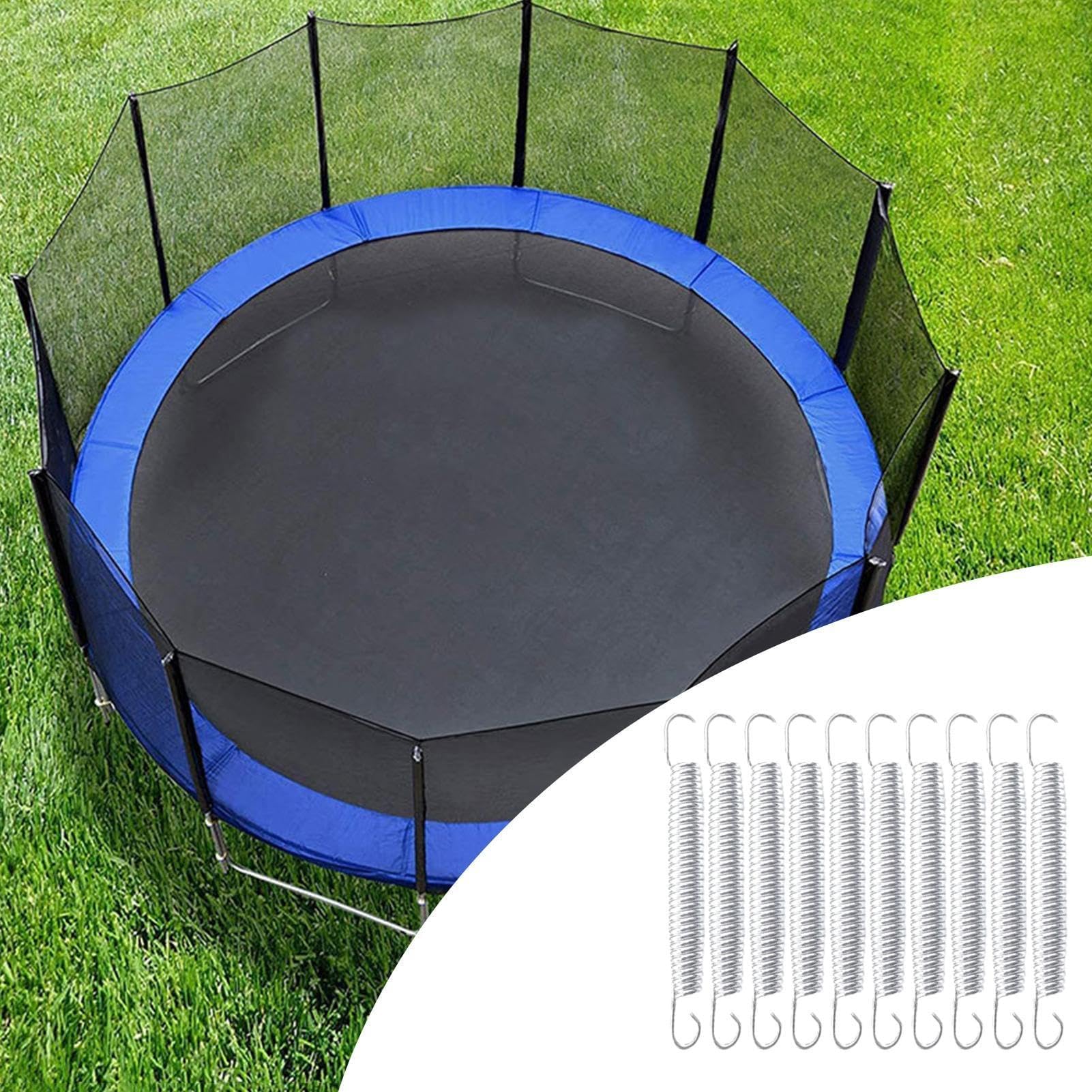 Robuste Trampolin-Ersatzfedern – 10er-Pack Federhaken für Outdoor-Trampolin, hochfestes Zubehör für mehr Sicherheit und Leistung
