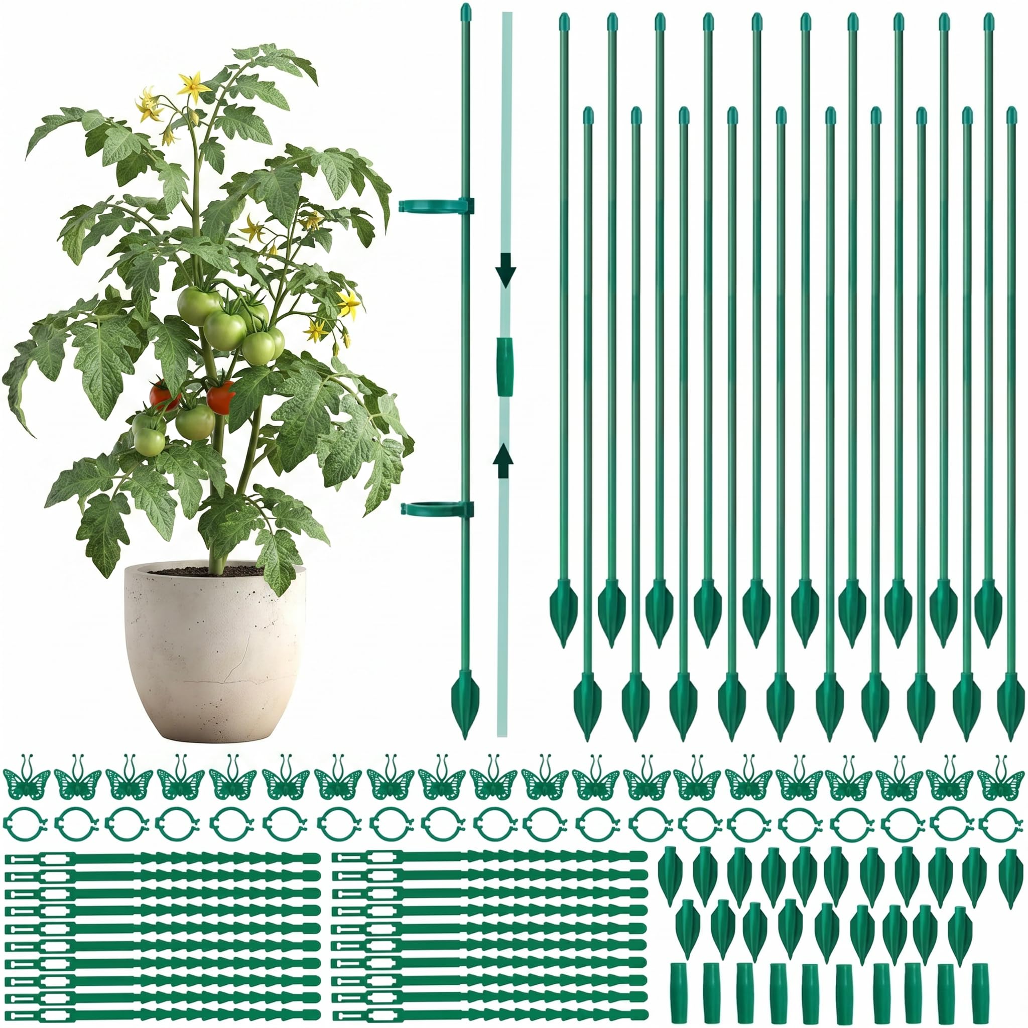 20 pcs tuteurs pour plantes