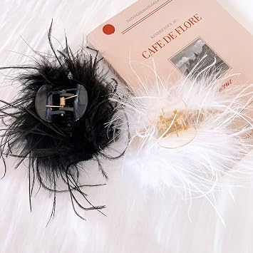 Big Hair Claw Clips for Women Large Claw Clip for Thin Thick Curly Hair 90's Strong Hold (Black)