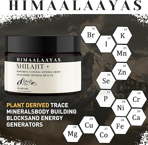 Miniatura 2 de Resina Shilajit Shilajit orgánica pura del Himalaya de 600 mg  Resina Shilajit del Himalaya con mezcla ayurvédica orgánica en alta potencia para
