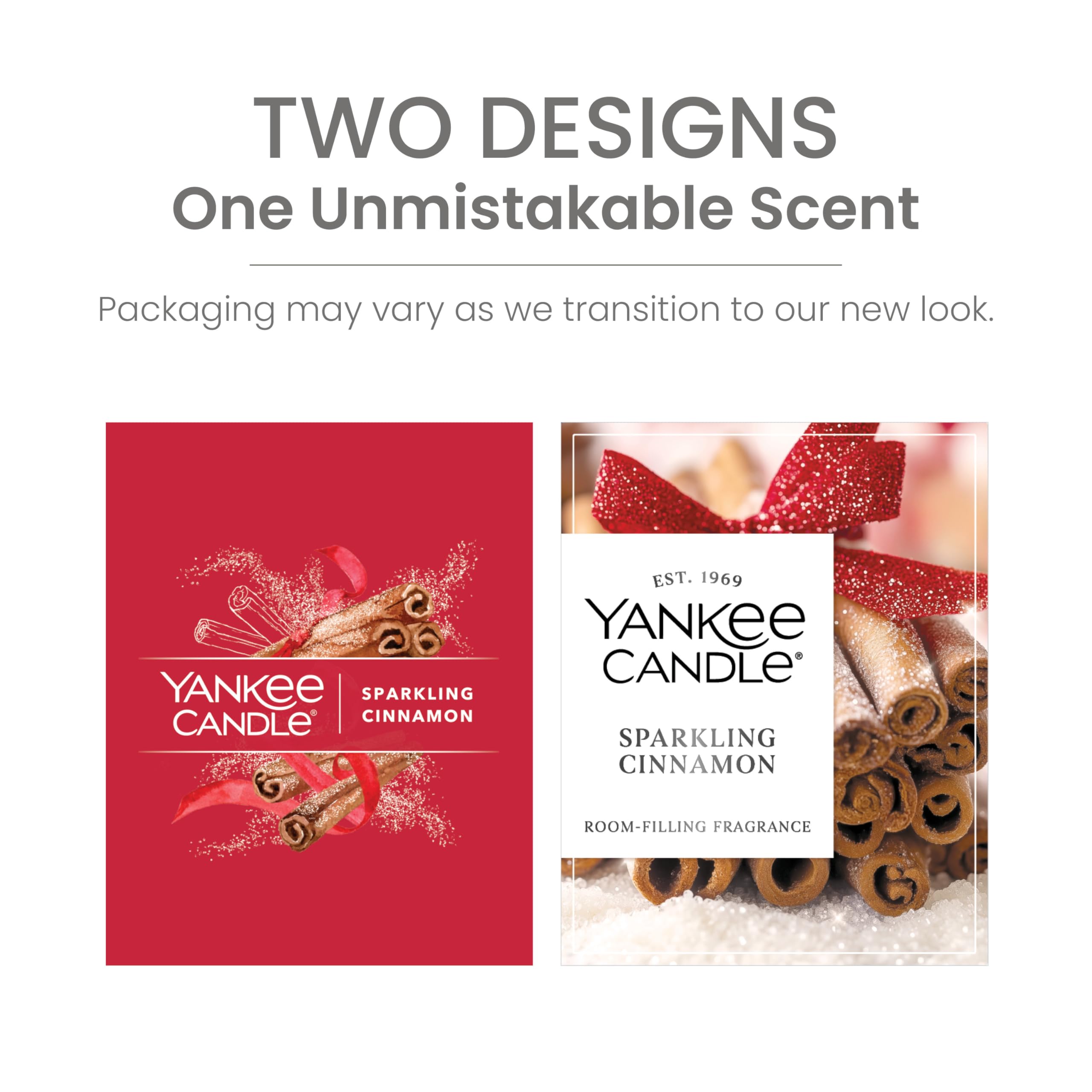 Yankee Candle Grande bougie parfumée Cannelle étincelante
