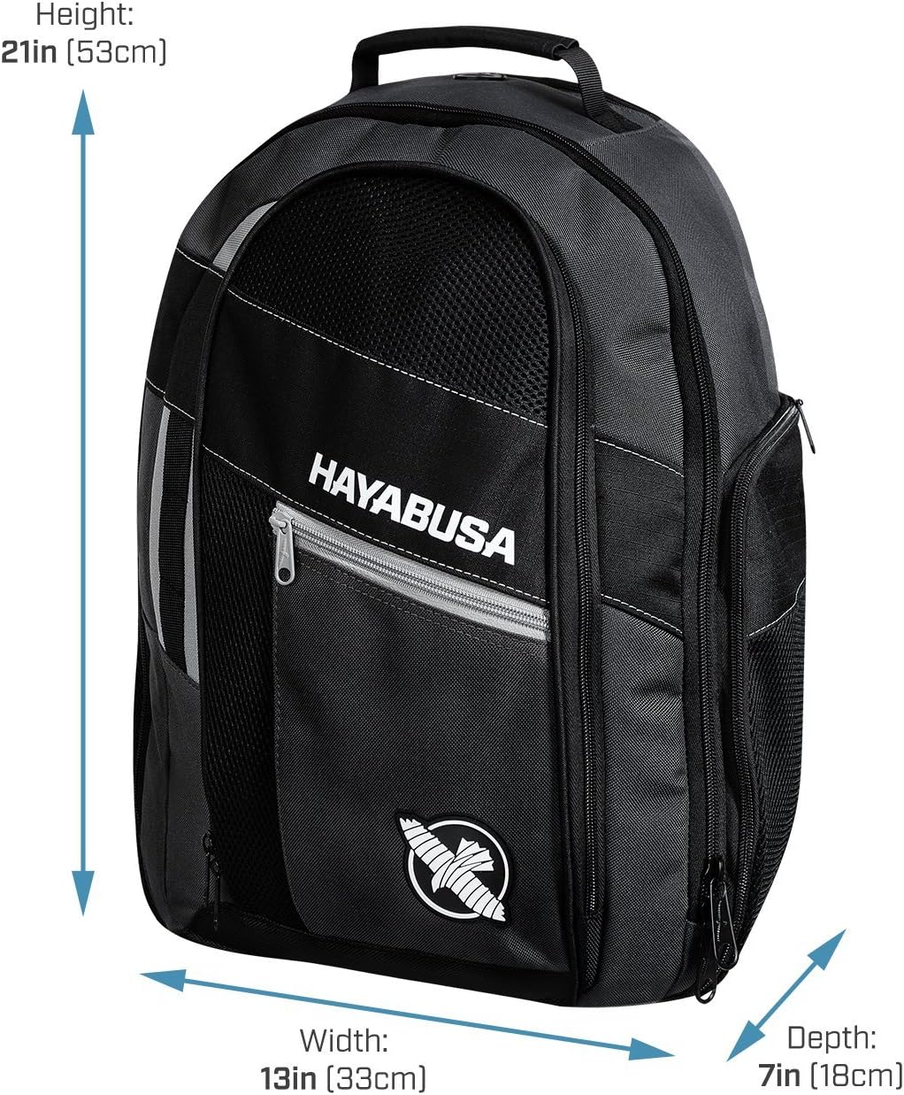 Hayabusa Ryoko Backpack - Black/Grey, 30L