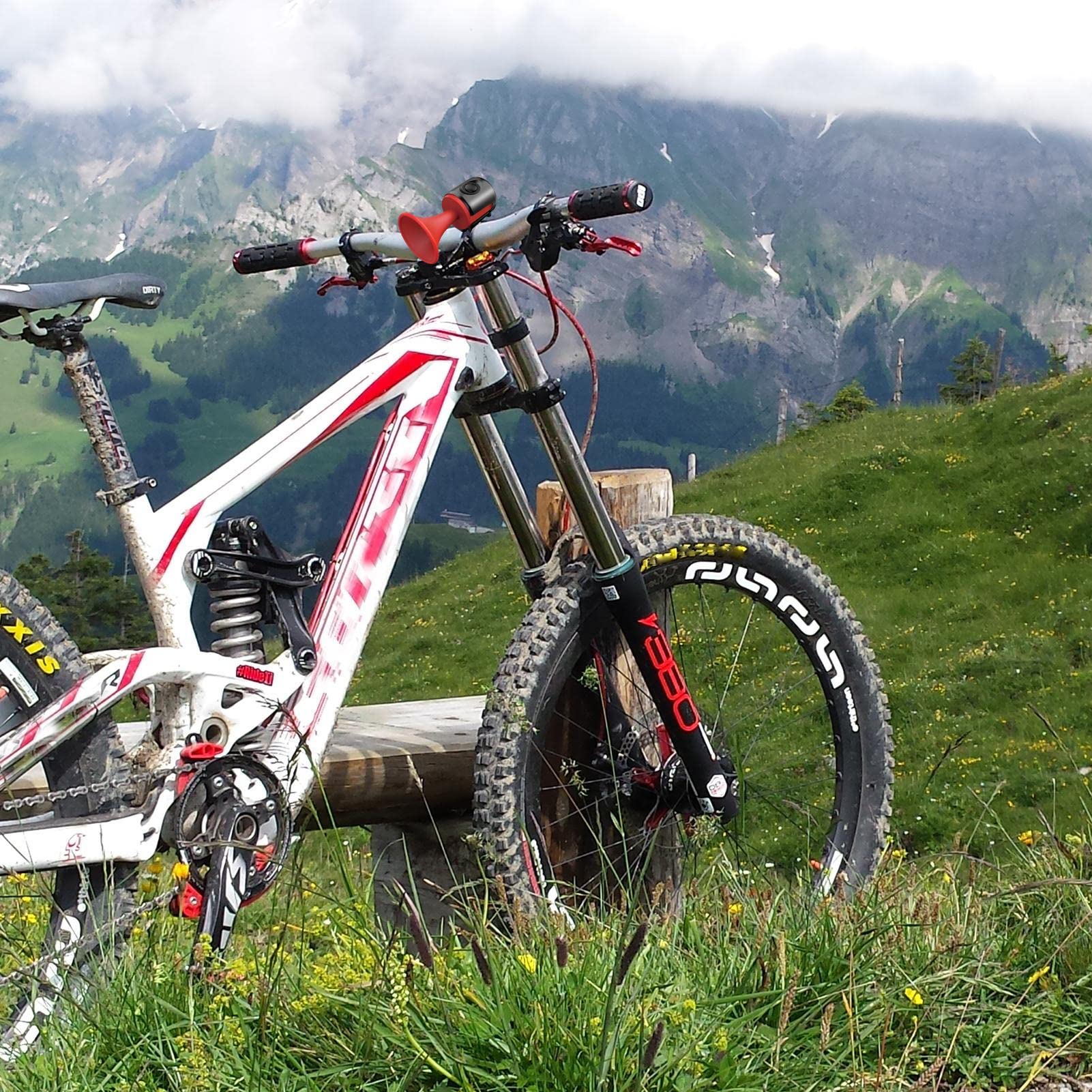 Clacson Per Bici Forte - Suono Potente, Facile Da Montare Su Manubrio, Alluminio Antiruggine - Foto 7