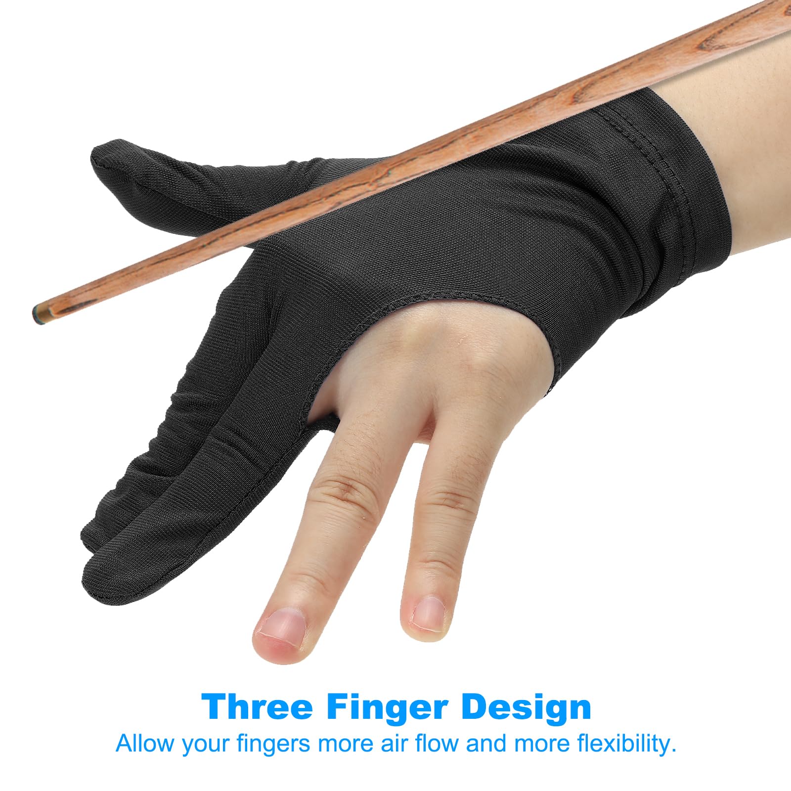 PATIKIL Breathable Pool Glove Spandex Left Hand - Image 3
